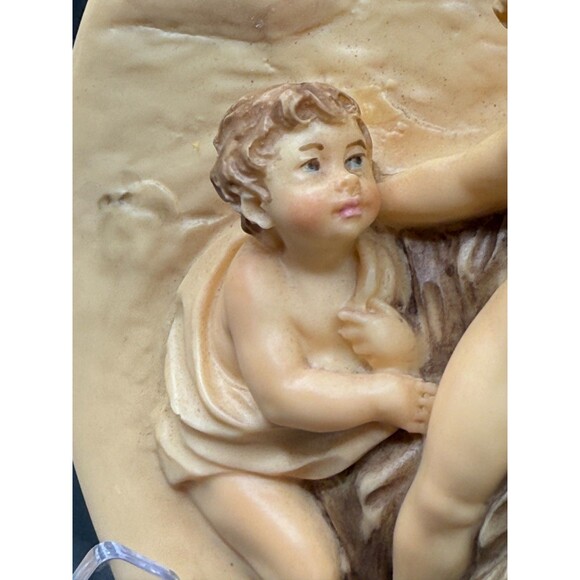 Il Dono Della Tenerezza Dante Di Volteradici 1988 Italy Alabaster Plate BA 2108 - Picture 11 of 13